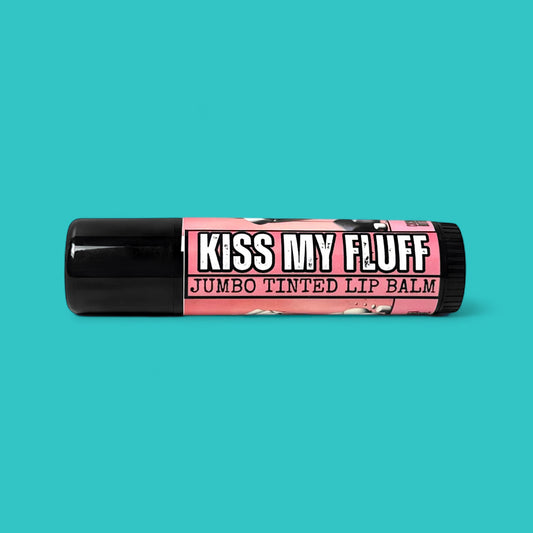 KISS MY FLUFF JUMBO TINTED LIP BALM